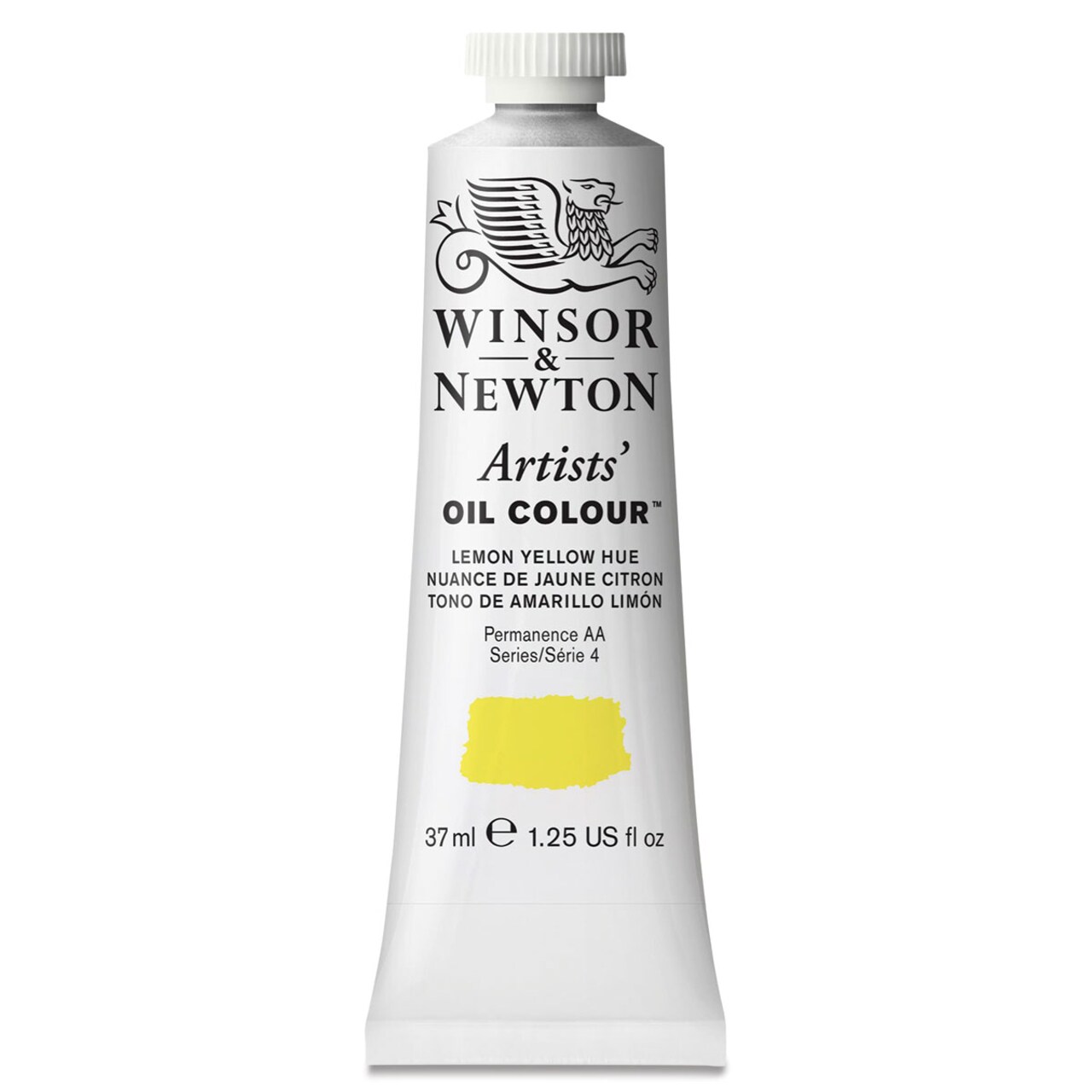 Winsor & Newton Artists' Oil Color - Lemon Yellow Hue, 37 ml tube